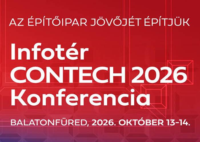 CONTECH 2026: az építőipar jövője, a BIM és a mesterséges intelligencia kerül fókuszba