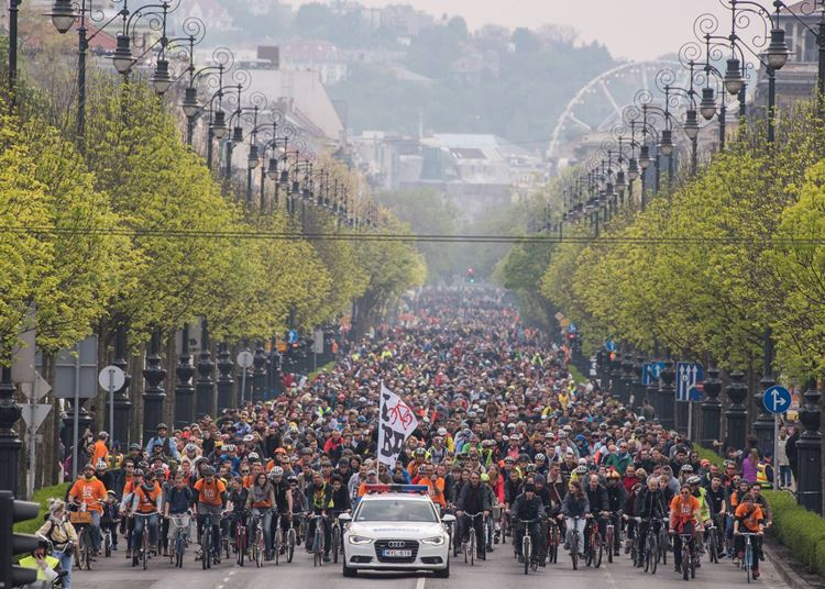 Bejelentették az I bike Budapest bringás felvonulás útvonalát - térkép
