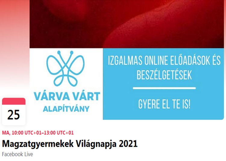 Közvetítés  – "Várva Várt Kerekesztal" a magzatgyermekek világnapja alkalmából