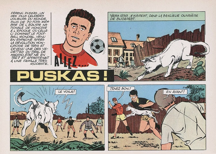 Képregény jelent meg Puskás Ferencről