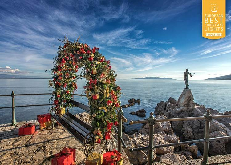 Európa legszebben feldíszített adventi városai között van Opatija