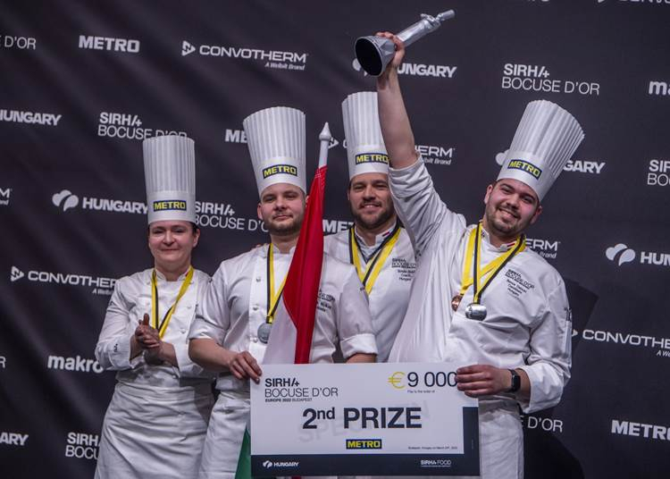 Második a magyar csapat a Bocuse d'Or európai döntőjén