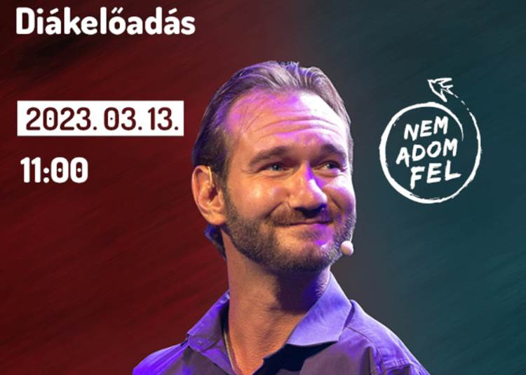 "Stand strong! -Maradj erős!" - Nick Vujicic újra Magyarországon - diákokhoz és egyetemistákhoz is szól