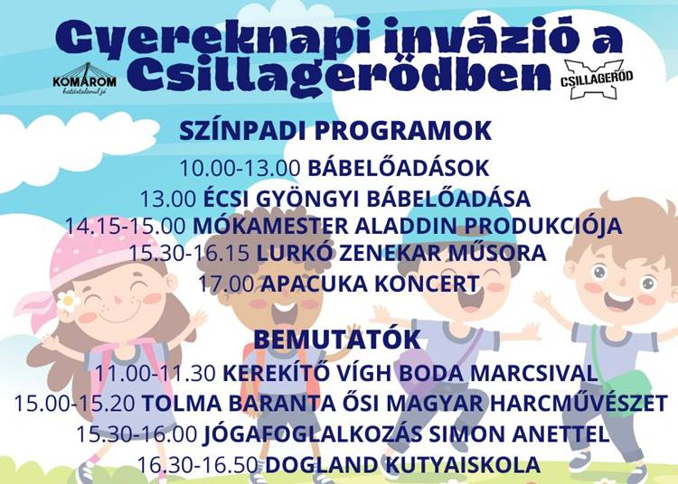 Gyereknapi Invázió a Csillagerődben, 2023. május 27.