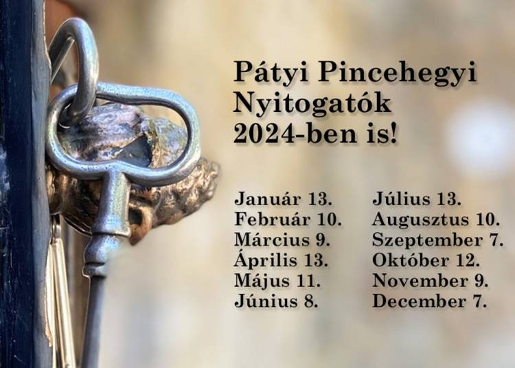 Páty Open: pincehegyi nyitogató programok 2024-ben
