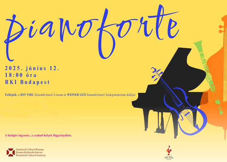 Pianoforte: fiatal zenészek koncertje, 2025. június 12.