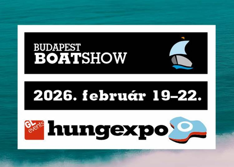 34. BUDAPEST BOAT SHOW,  2026. február 19-22.