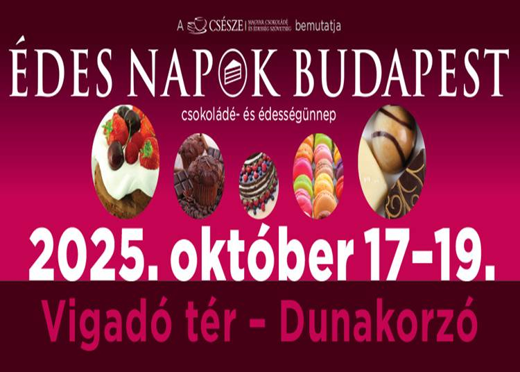 Édes Napok csokoládé- és édességünnep, 2025. október 17-19.