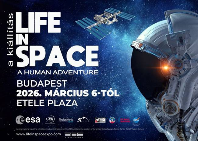 A LIFE IN SPACE kiállítás Budapesten