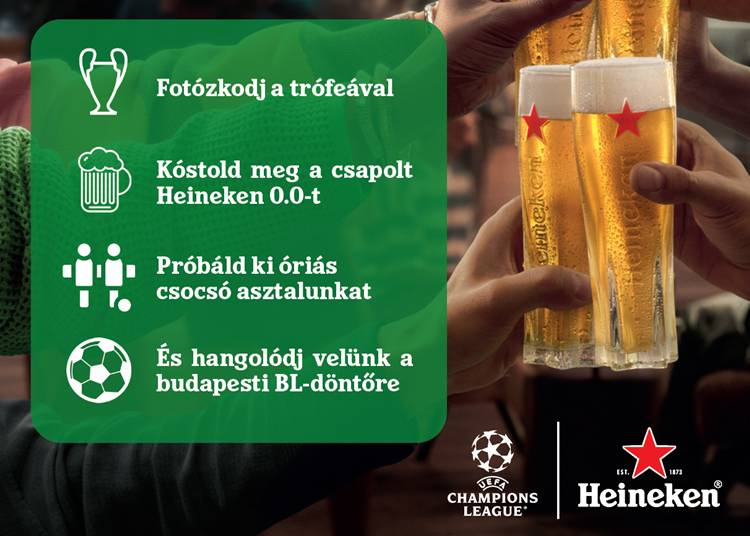 2026. május 17-én a budaörsi Auchanba érkezik az eredeti BL-trófea