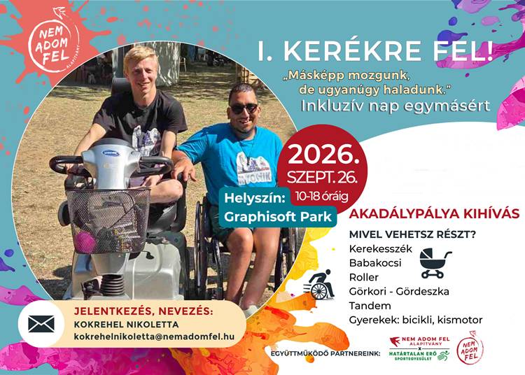 2026. szeptember 26-án jön az első '"Kerékre Fel" a Graphisoft Parkban
