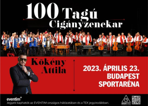 Történelmi koncertre készül Kökény Attila a 100 Tagú Cigányzenekarral, 2023. április 23.