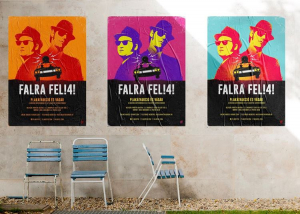 Különleges zenei plakátok a Falra fel! 4.0 online plakátaukción
