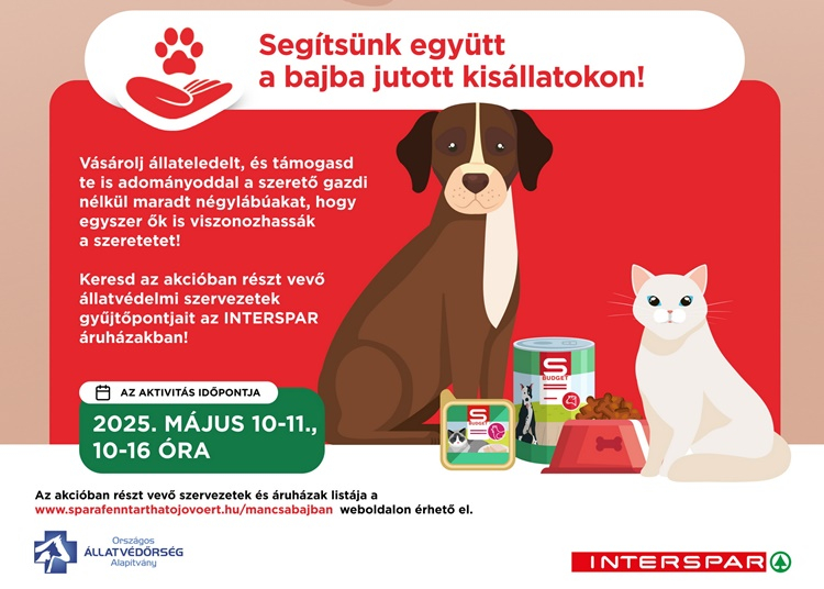 Indul az állateledel-gyűjtés a rászoruló négylábúaknak
