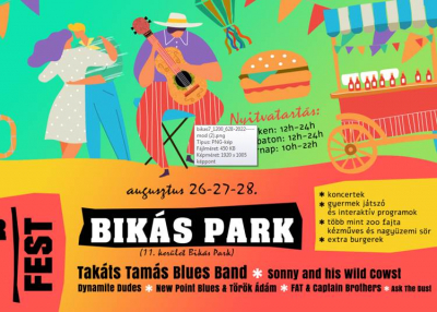 Burger II Blues II Beerfest, 2022. augusztus 26 - 28.