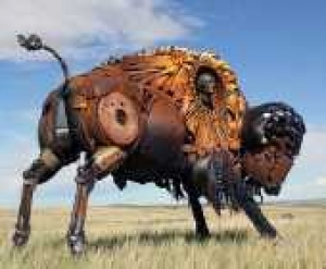 Hulladékszobrok hívják fel a figyelmet a természetvédelemre