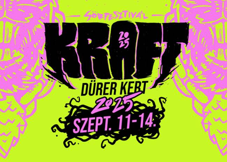 Kraft Sörfesztivál a Dürer Kertben, 2025. szeptember 11-14.
