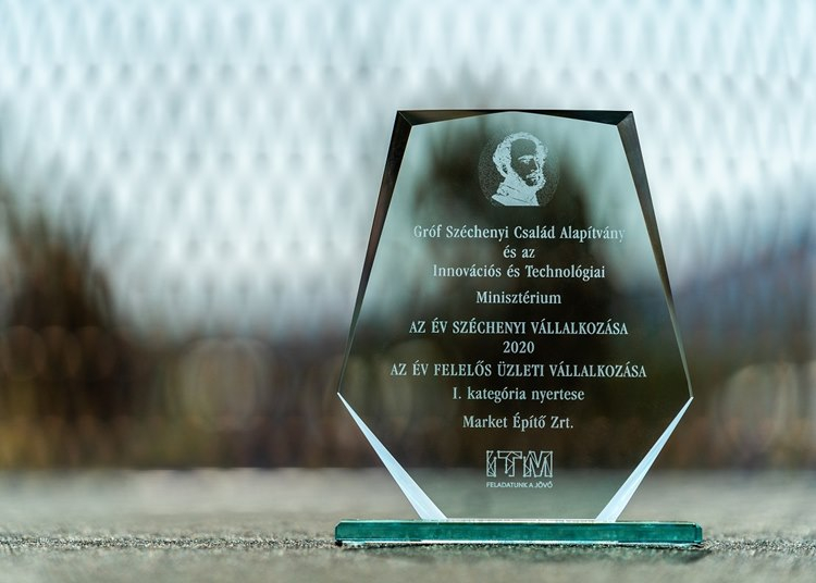Az Év Széchenyi Vállalkozása díjat kapta a Market Építő Zrt.