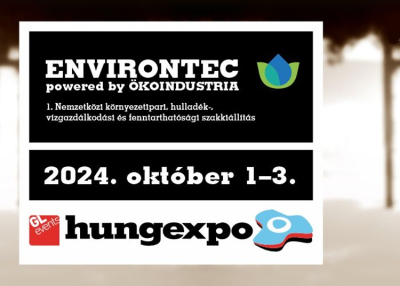 ENVIRONTEC, Nemzetközi környezetipari, hulladék-, vízgazdálkodási és fenntarthatósági szakkiállítás, 2024. október 1-3.