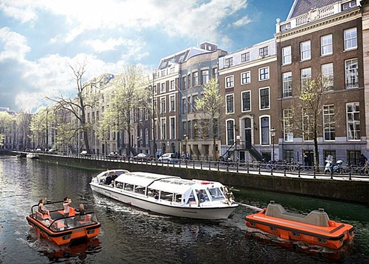 Önvezető robothajók szállíthatják a turistákat az amszterdami csatornákon