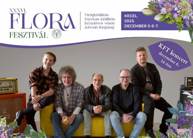 FLORA Fesztivál Kecelen, 2025. december 5-7.