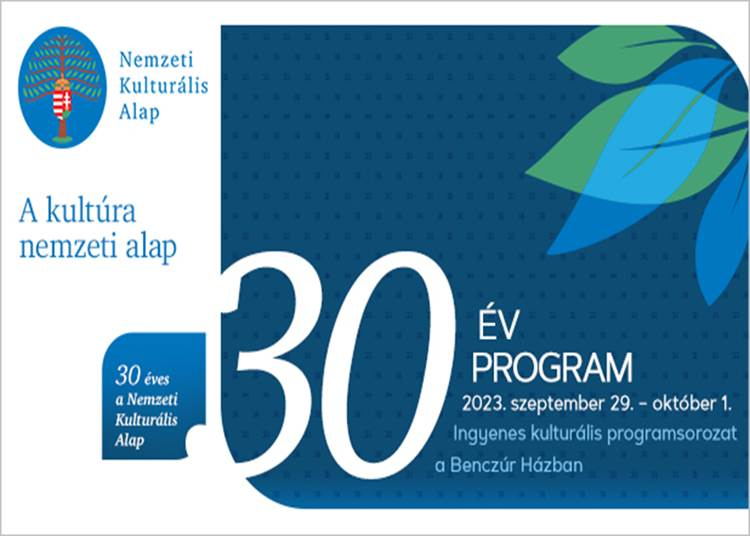 30 év 30 program, 2023. szeptember 29. - október 1.