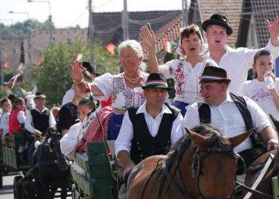 Mezőgazdasági munkagépek kiállítása színesíti a szüreti mulatságot Vácrátóton, 2021. szeptember 11.