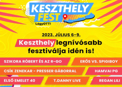 Keszthelyfest, 2023. július 6-9.