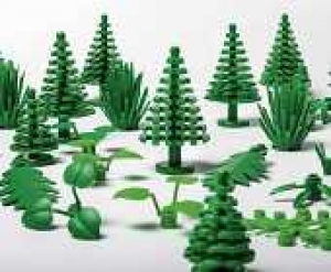 LEGO® elemek a fenntartható forrású anyagból