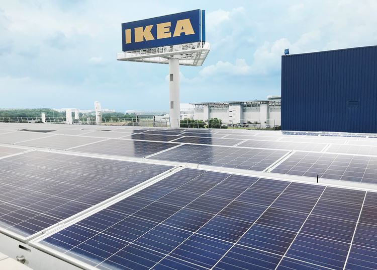 Komplett napelemes rendszert árul az IKEA