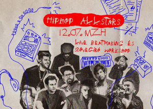 Figyelem, felvétel! Élőzenés hiphop beatmaking &amp; szövegíró workshop, 2025. december 7.