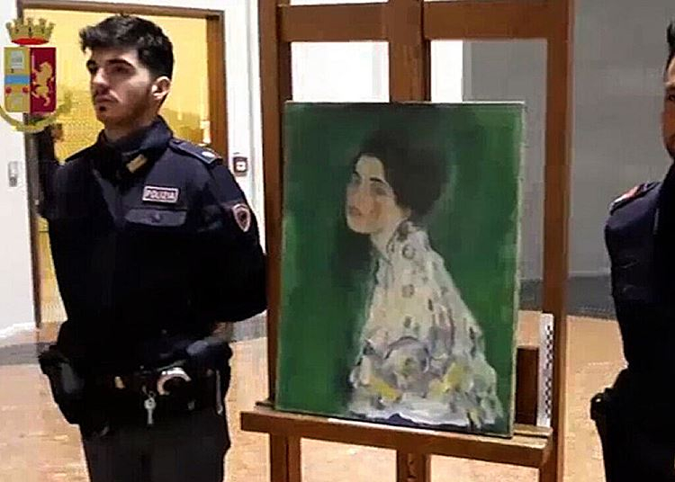 Kiállították Klimt 23 éve ellopott és egy éve megtalált festményét