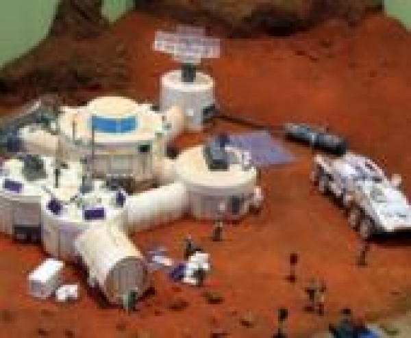 Mars kolónia a MINIVERSUM terepasztalán, 2017. január 17-ig
