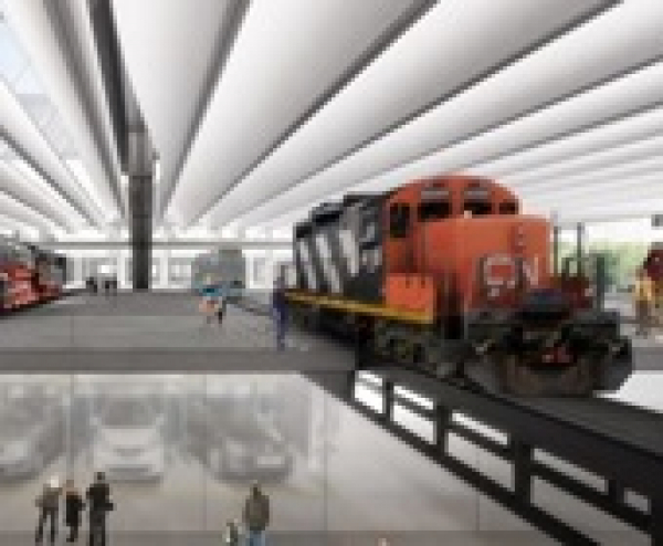 Kiállították a Közlekedési Múzeum új épületének látványterveit