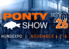 PontyShow, 2026. november 6–8.