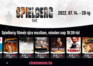 Spielberg klasszikusok a Cinema MOM-ban, 2022. július 14 - 20.