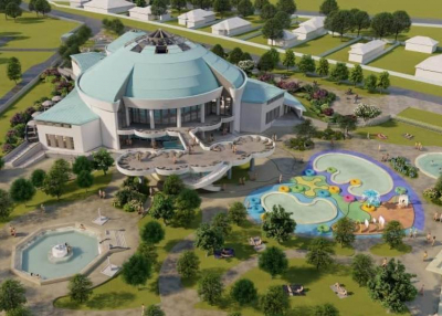 Új strand és csúszdapark épül Tiszafüred városában