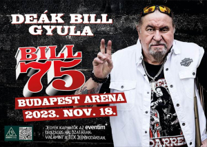 Deák Bill Gyula 75: életműkoncerttel ünnepel a magyar blueskirály, 2023. november 18.
