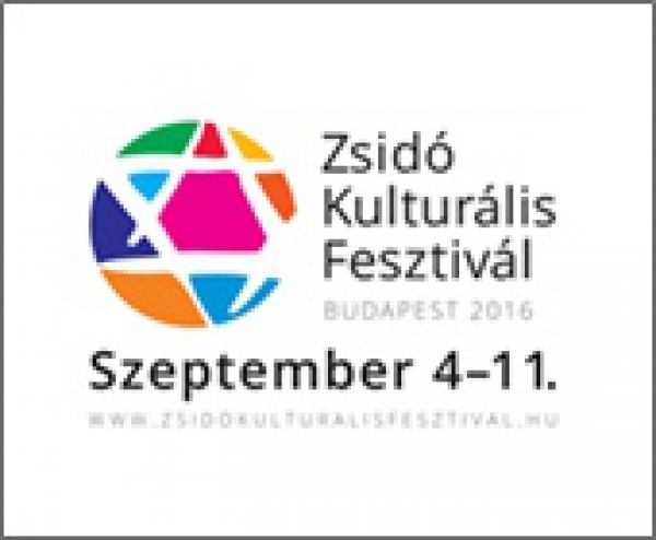 Zsidó Kulturális Fesztivál, 2016. szeptember 4-11.