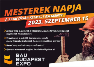 Mesterek napja, 2023. szeptember 15