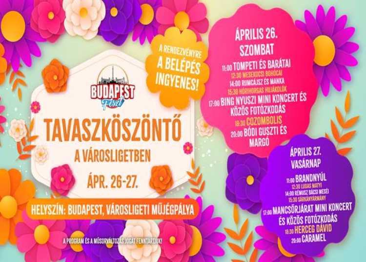 Tavaszköszöntő a Városligetben, 2025. április 26-27.