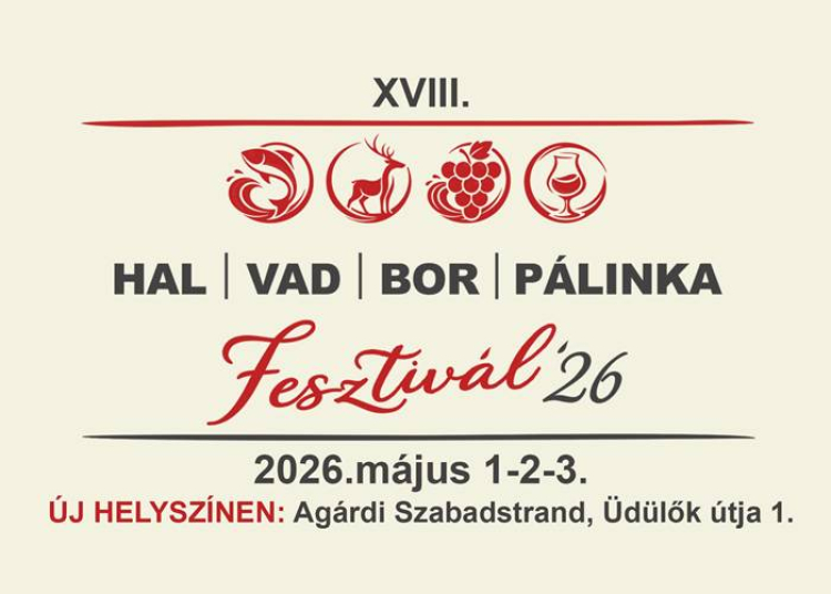 Velencei-tavi Hal-, Vad-, Bor- és Pálinkafesztivál, 2026. május 1-3.