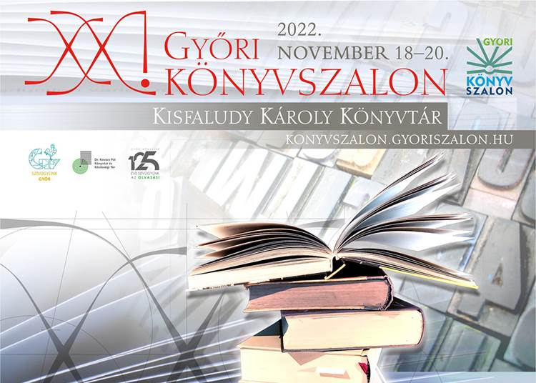 Győri Könyvszalon, 2022. november 18 - 20.