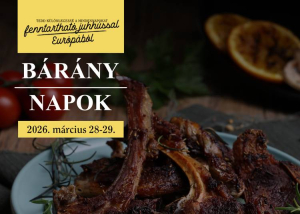 Bárány Napok – Gasztronómiai kaland 2026. március 28–29-én!