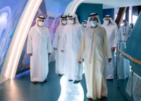 Dubaj uralkodója a világkiállítás Magyar Pavilonjában
