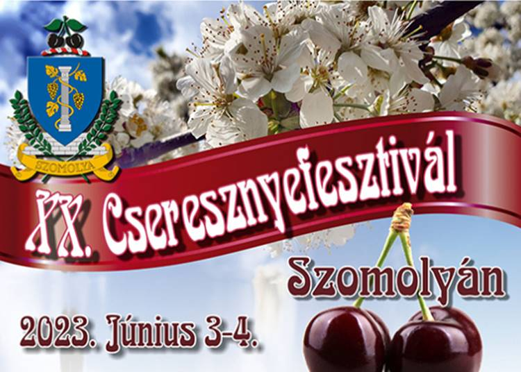 Cseresznyefesztivál Szomolyán, 2023. június 3-4.