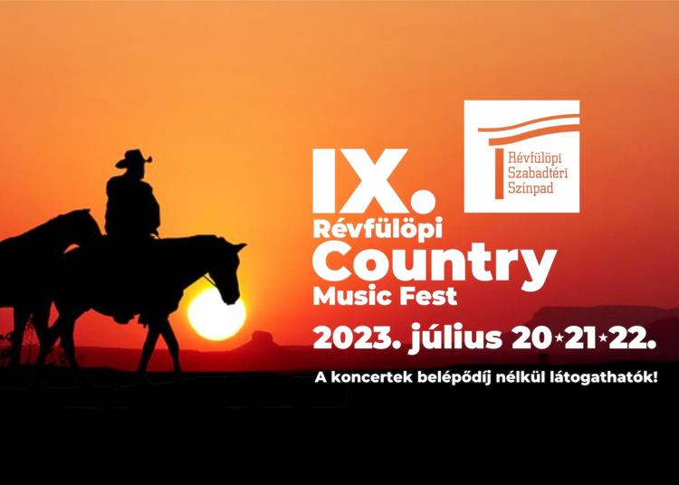 Révfülöpi Country Music Fest, 2023. július 20-22.