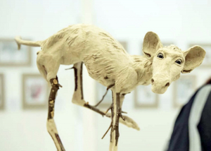 Különös lényeket szül az emberi képzelet: látványos kiállítás nyílt a Kölcsey Központban