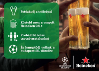 2026. május 17-én a budaörsi Auchanba érkezik az eredeti BL-trófea