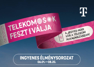 Telekomosok fesztiválja ingyenes élménysorozat, 2023. június 1. - augusztus 20. 